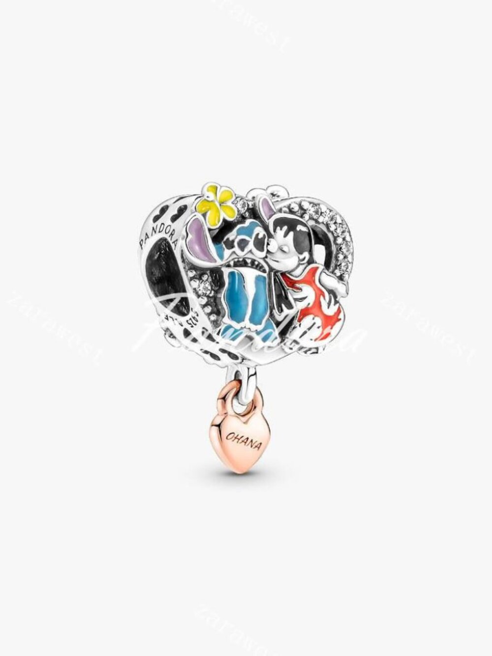 Pandora Disney Ohana Lilo & Stitch Inspired Charm